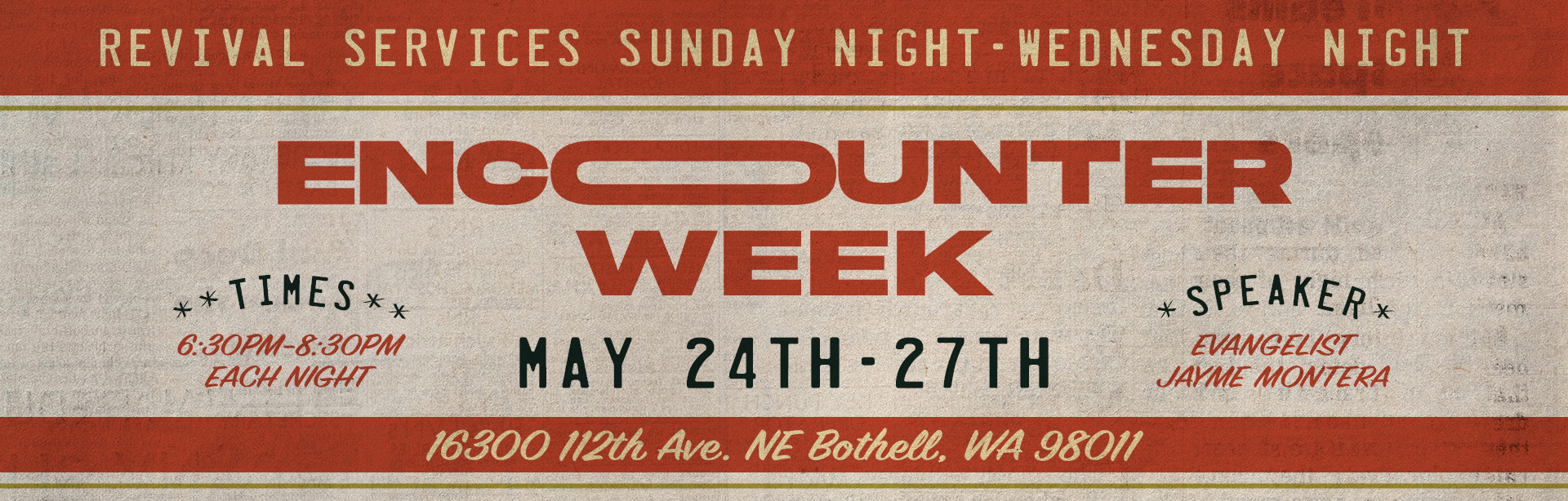 Encounter Week